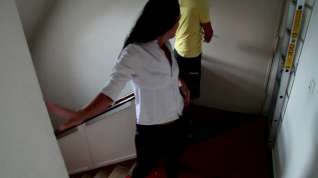 Online film A quickie on the stairs