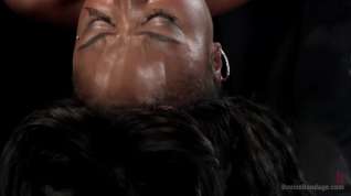 Online film Ebony pain slut is captured in brutal devices