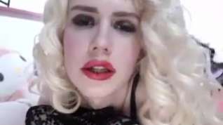 Online film junior sexy blonde russian tranny on cam