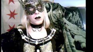 Online film Goth queen crossdresser