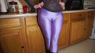 Online film Lilac spandex leggings