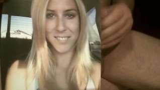 Online film Tribute for papsmear - cum on her smiling face