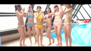 Online film Japanese - teenies pool party