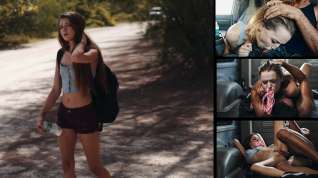 Online film Alex Mae Endures Rough Sex & Outdoor Rope Bondage for a Ride - HelplessTeens