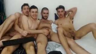 Online film 4 Romanian Bi Boys Jerking Each Other Cock Have Fun