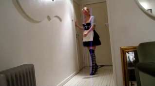 Online film Maid Outfit and Latex Gloves