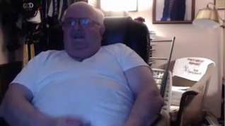 Online film grandpa stroke on cam