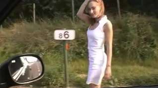 Online film Euro babe getting fucked on a roadside