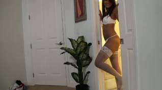 Online film Long-haired exotic beauty in this amateur video
