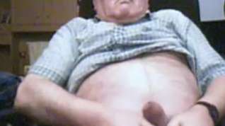 Online film grandpa stroke and cum on cam