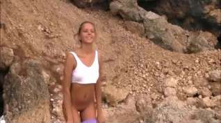Online film Russian girl Katya - wild beach
