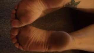 Online film dirty gymnast wrinkled soles