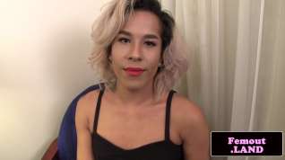 Online film Latina trap Jessica Kush jerking her cock