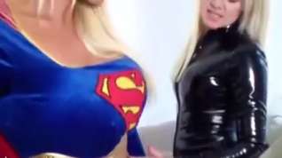 Online film Blonde latex Milfs licking and fucking each other pussy