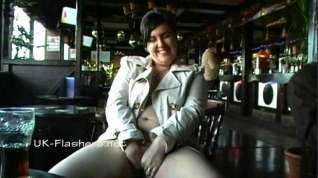 Online film Amateur bbw Kinx upskirt masturbation in a bar and outdoor public nudity of toying fat babe