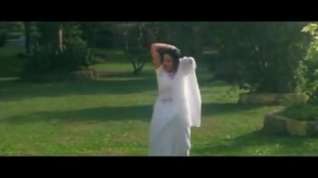 Online film Mallu Sapna Hot Song in White Sharee