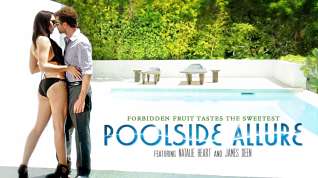 Online film Natalie Heart & James Deen in Poolside Allure Video