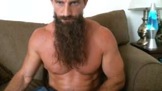 Online film long bearded muscle guy solo #3