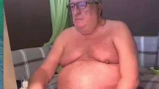 Online film sexy grandpa show his body no cum