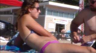 Online film Candid Beach Bikini Ass Butt West Michigan Booty Tent