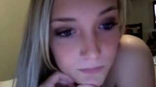 Online film Sexy blonde teen with gorgeous boobs