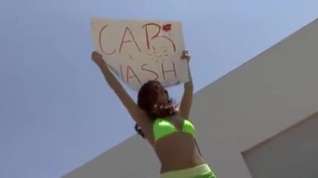 Online film car wash babes