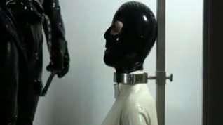 Online film Latex Lady mouth fuck