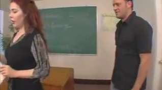 Online film Busty Redhead teacher