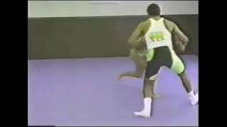 Online film Tori wrestling in a Thong Swimsuit vs. a Man (Pre-WWF)