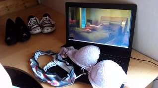 Online film Sister boots, pants, socks and bra