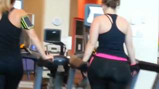 Online film pears on treadmill combo