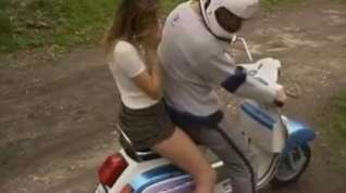 Online film I take you for a ride on my scooter threesome by HPC