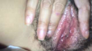 Online film Shooting another load on her hairy cunt
