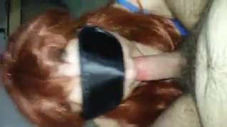 Online film Redhead wife has blowjob sex with a mask