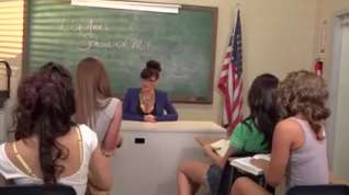 Online film Lesbian orgy in the classroom