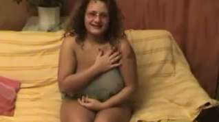 Online film Curly Haired Fat Chubby GF can't live without to masturbate