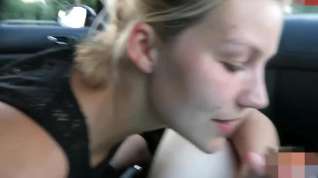 Online film German Amateur Blonde Creampie in the Car - POV