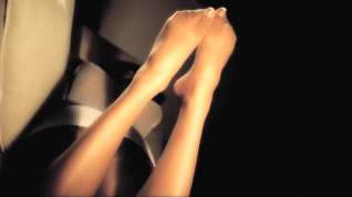 Online film Darla TV - Nude Nylon Pantyhose Foot Tease Close Up
