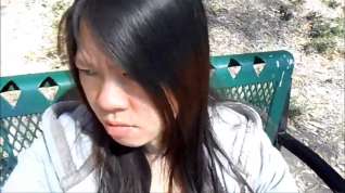 Online film Awsome Amateur Asian Teen Swallows in the park