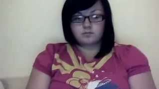 Online film Teen playing on webcam... me :-)