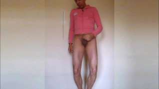 Online film P0529 at1 halbnackt mann pink girlsweater stripped boy dance