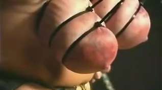 Online film Fetish porn clip with a busty chick being tied hard