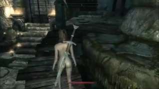 Online film Perils of escaped Skyrim slavegirl 16