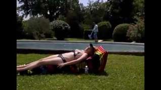 Online film Big titted slut is shagging near a swimming pool