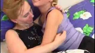 Online film Horny mom and young hairy blonde playing