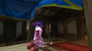 Online film Female night elf smothers small girl with her ass
