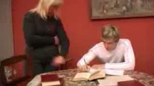Online film NOT his Mom helps him by Homework