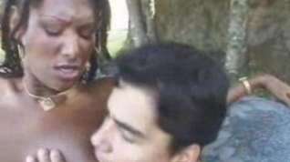 Online film Interracial ladyboy screwing till facial