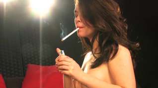 Online film Ava Dalush all white smoking sex
