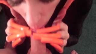 Online film Homemade CD with long nails sucking